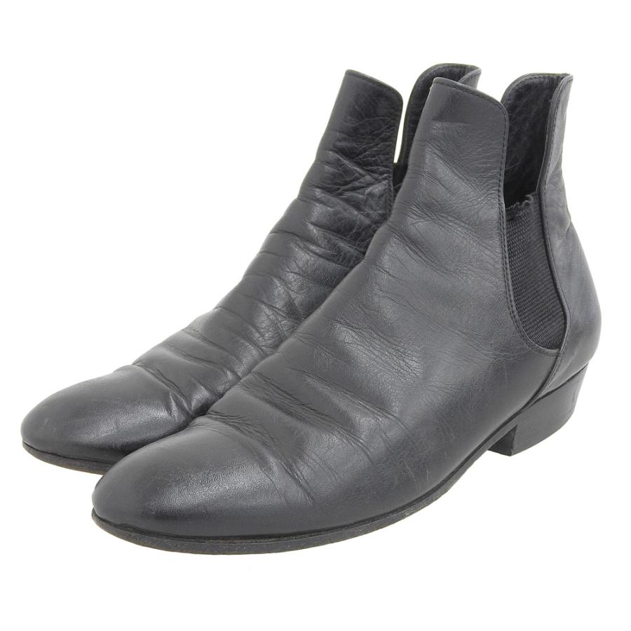 COMMEdesGARCONS コムデギャルソン レザー サイドゴアブーツ シューズ