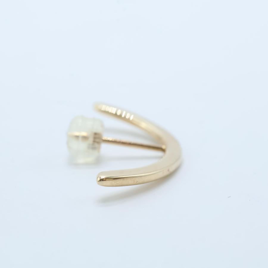 美品 HIROTAKA ヒロタカ BW04KDE K10 0.04 BOW ダイヤモンド 片耳  