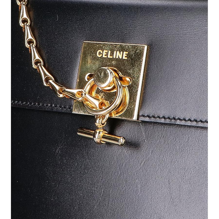 ⭐️美品⭐️ セリーヌ ガンチーニ ゴールド金具 カーフレザー ハンドバッグ CELINE 美品 セリーヌ ガンチーニ ハンド バッグ レザー