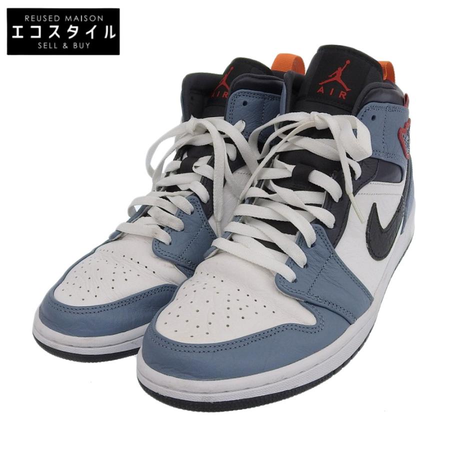 NIKE ナイキ × FACETASM Nike Air Jordan 1 Mid White/Navy ハイカット
