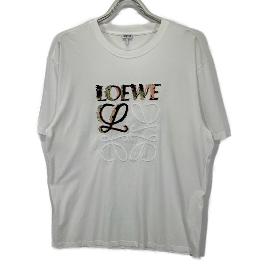 LOEWE（ロエベ） H526Y22J61 白 アナグラム 半袖Tシャツ ホワイト L