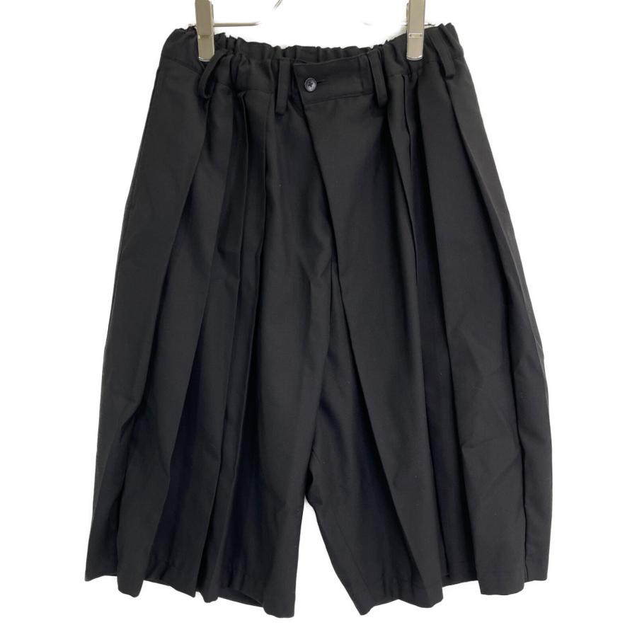 Ground Y グラウンドワイ ブラック GA-P28-100 袴ショートパンツ
