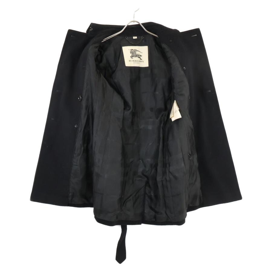 美品バーバリーコート 38 2050R4 BURBERRY LONDON BLUE LABEL バーバリー レザーコート トレンチ