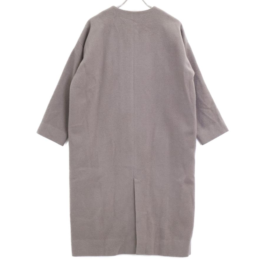 evam eva エヴァムエヴァ チャコール E213T147 ウールアンゴラ ノー