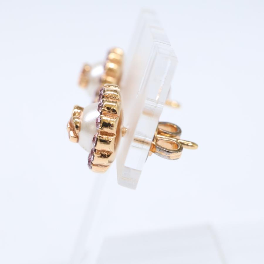 GUCCI ダブルG フラワースタッズピアス GUCCI（グッチ） 702583 ダブルG フラワー スタッズ ピアス ピンク