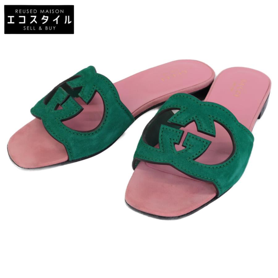 GUCCI（グッチ） インターロッキングG カットアウト サンダル 