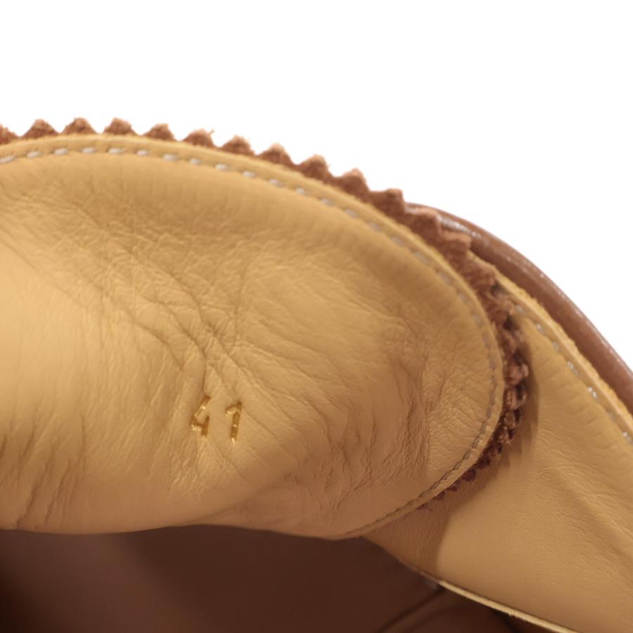 新品同様 BRUNELLO CUCINELLI ブルネロクチネリ スエード ブローグ