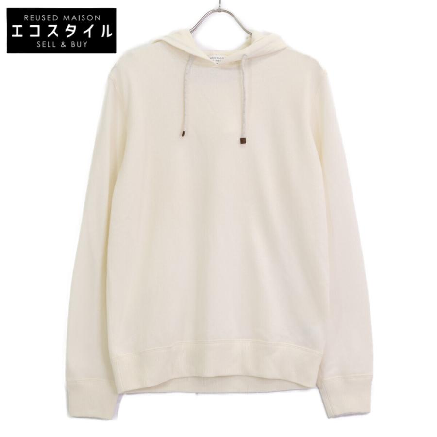 BRUNELLO CUCINELLI ブルネロクチネリ M2223218 アイボリー カシミヤ