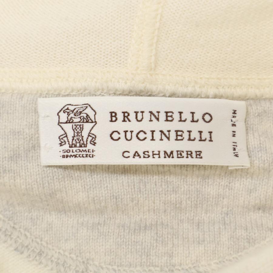 BRUNELLO CUCINELLI ブルネロクチネリ M2223218 アイボリー カシミヤ