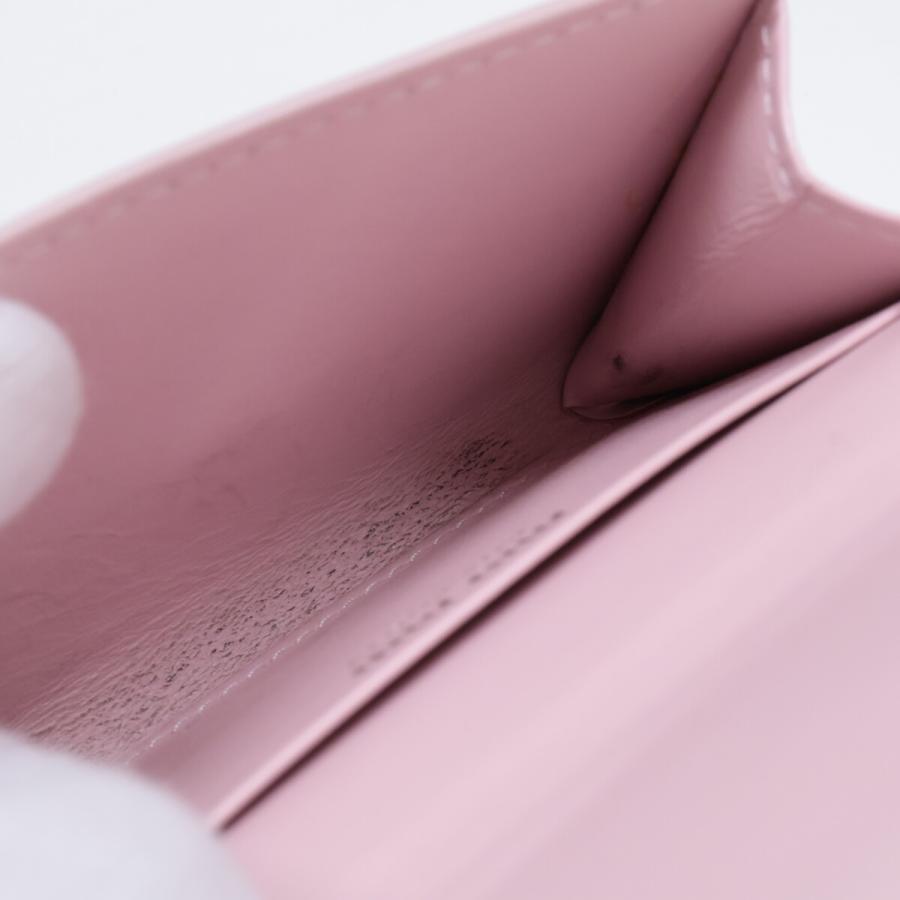 miu MIUMIU ミュウミュウ 5MR027 クリスタルチェーン ミニウォレット  