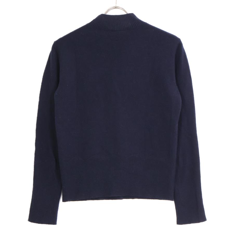 PATOU パトゥ ネイビー 21AA4ーKN053-42 ロゴ入りセーター L トップス  