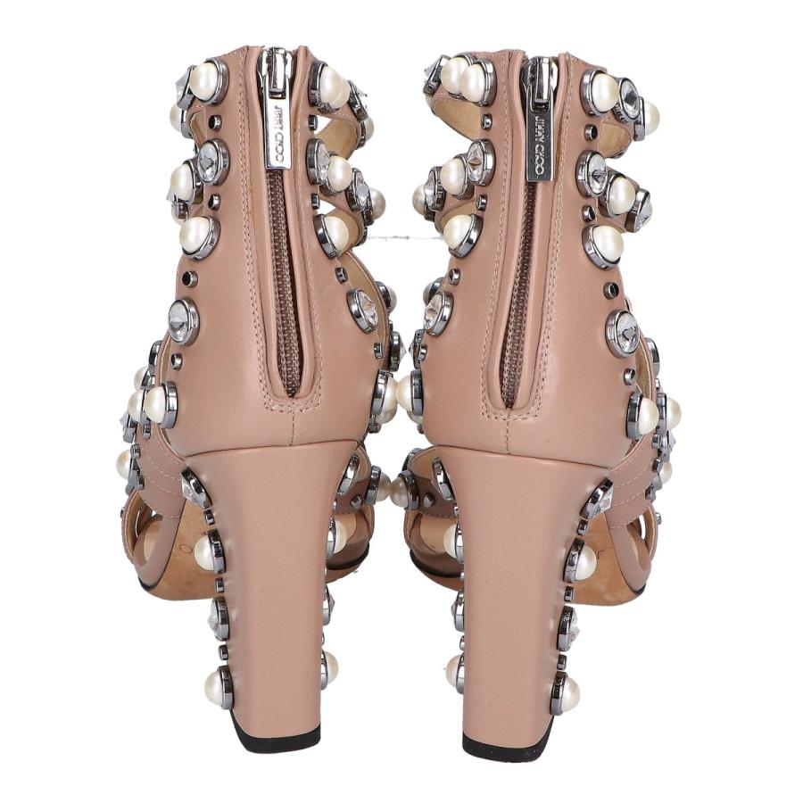 JIMMY CHOO ジミーチュウ ビジュー/スタッズ付 クロスストラップ