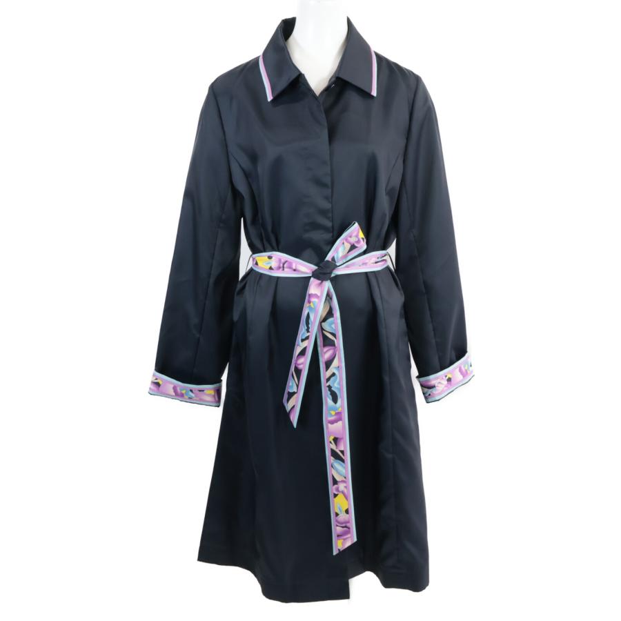 LEONARD（レオナール） 美品 0628350 ナイロン×シルク ベルト付き