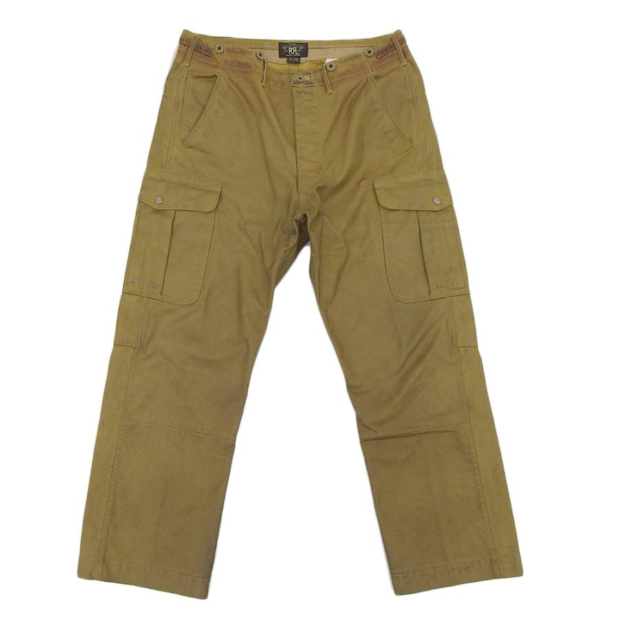 RRL ダブルアールエル オイルド加工 カーゴパンツ ボトムス メンズ