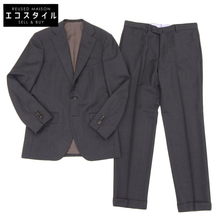 美品 TOMORROWLAND トゥモローランド ゼニア生地 3ボタン段返り スーツ