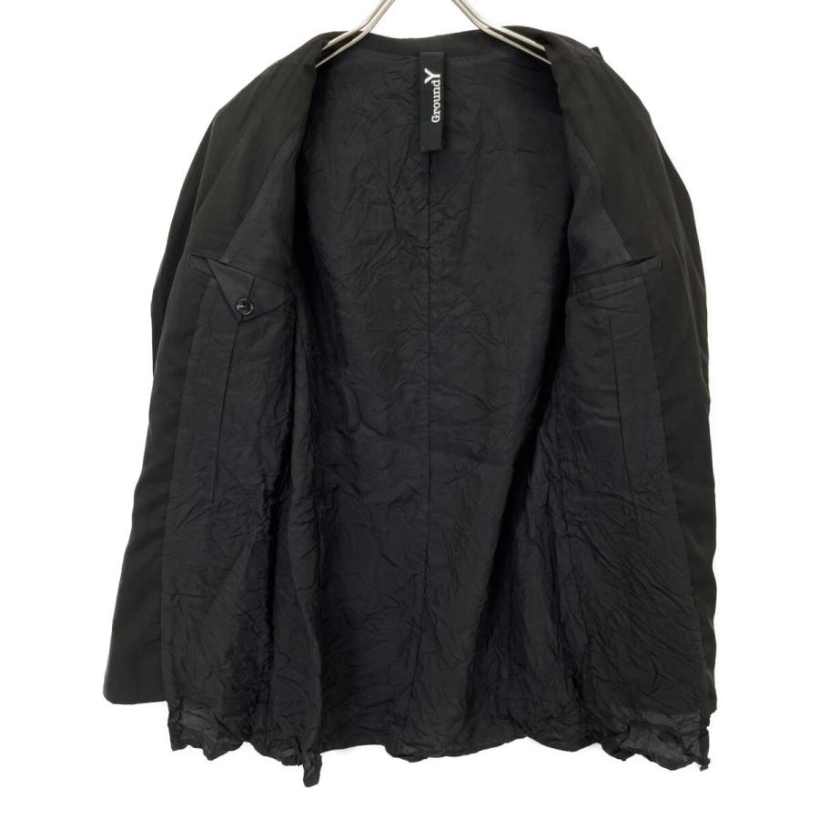 Ground Y グラウンドワイ ブラック GA-J02-500 CREPE de CHINE ダブル