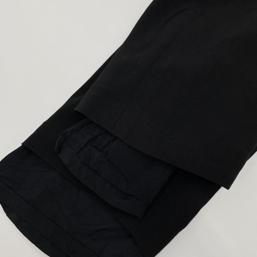 Ground Y グラウンドワイ ブラック GA-J02-500 CREPE de CHINE ダブル