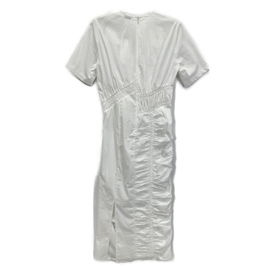 CLANE（クラネ） 25SS 18112-5182 ホワイト RANDOM SHIRRING ONEPIECE