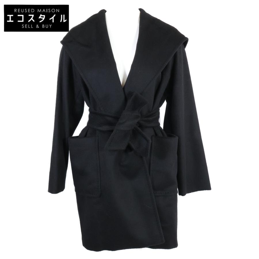 MaxMara□マックスマーラキャメル100％リアルトコート□ガウンコート42