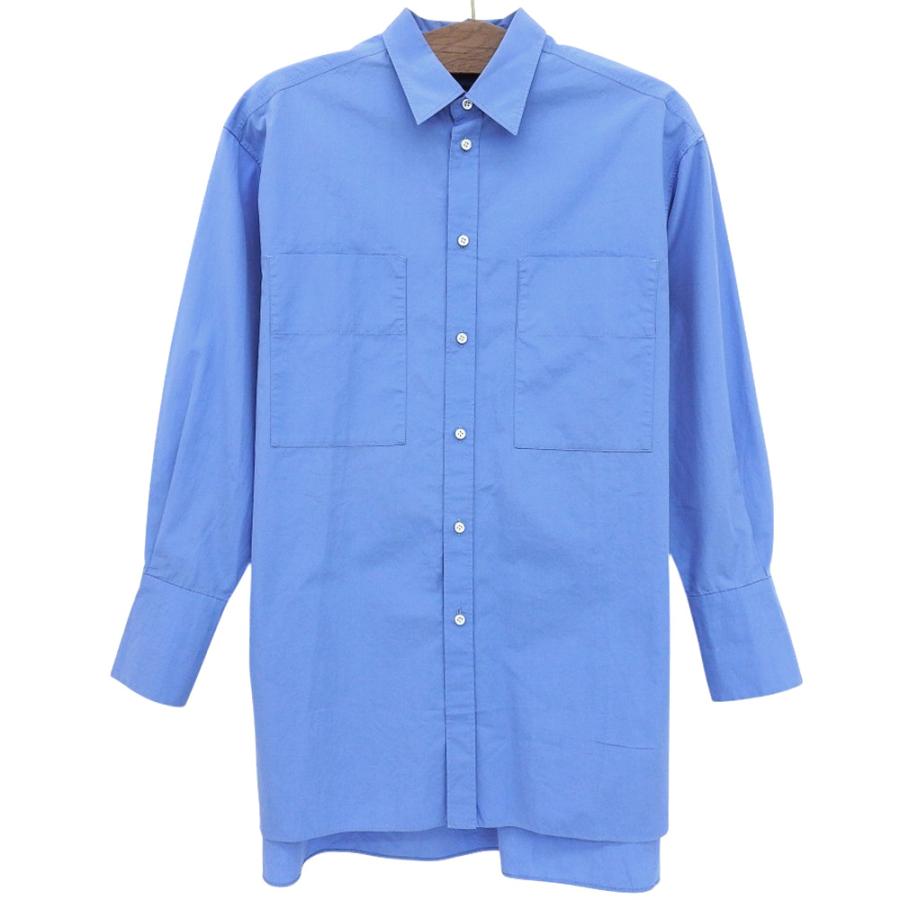 美品 Chaos カオス ボーイフレンドシャツ トップス レディース ブルー