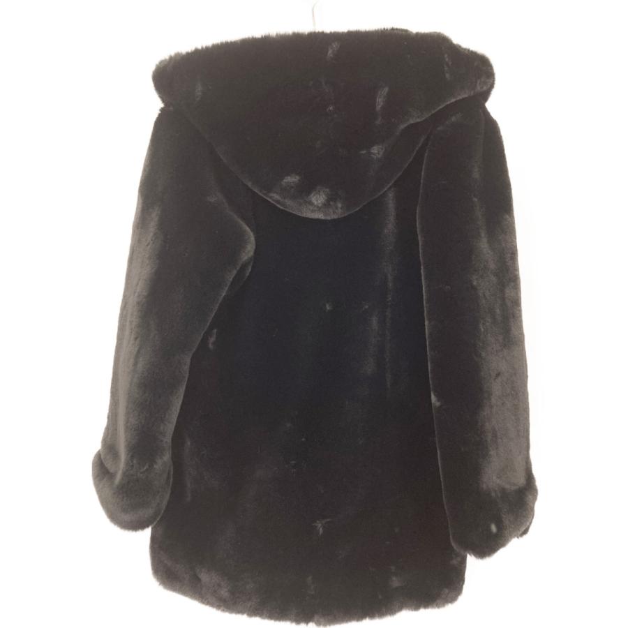 Apparis アパリス F46 ブラック フェイクファー コート S ポリエステル