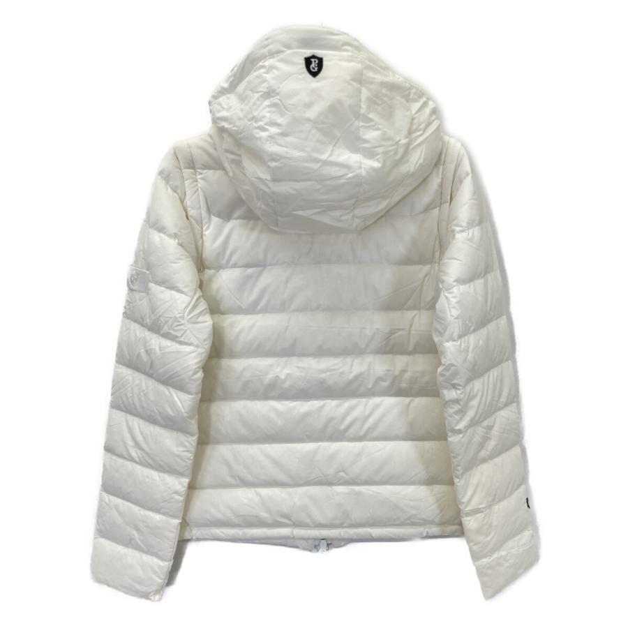 PEARLY GATES ホワイト ダウンジャケット サイズ4 PEARLY GATES（パーリーゲイツ） ホワイト メカニカルストレッチドビー