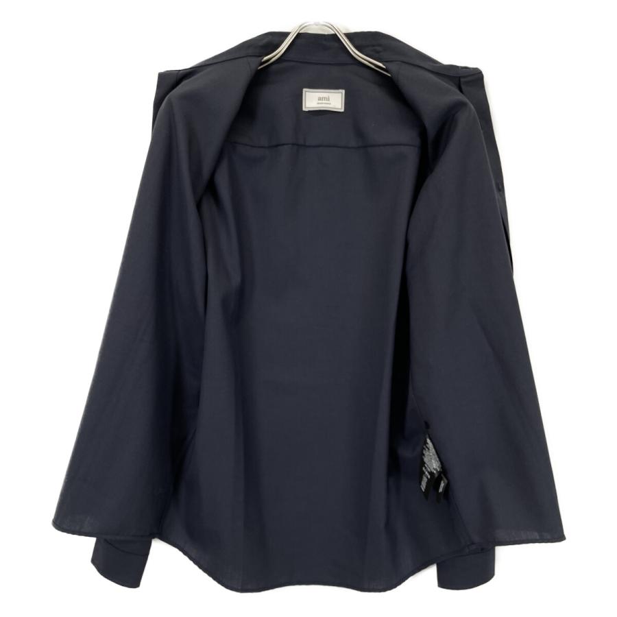 AMI PARIS アミパリス ネイビー H18C001.218 ウール100 ロングスリーブ