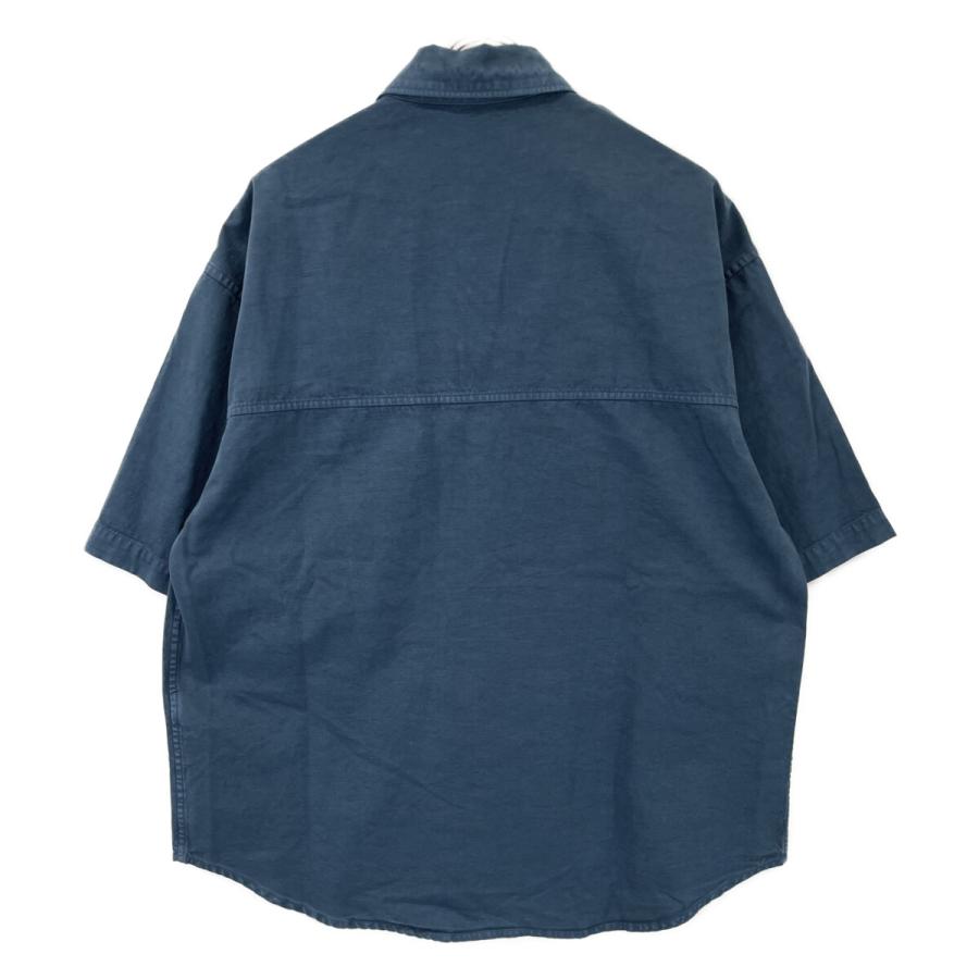 AURALEE オーラリー ブルー PRODUCT DYED FINX GABARDINE ハーフ
