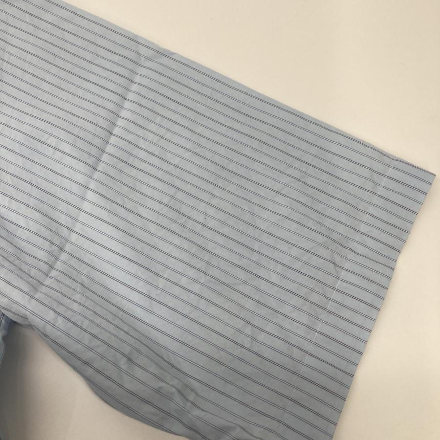 AURALEE オーラリー ブルー SUVIN HIGH COUNT CLOTH ストライプハーフ