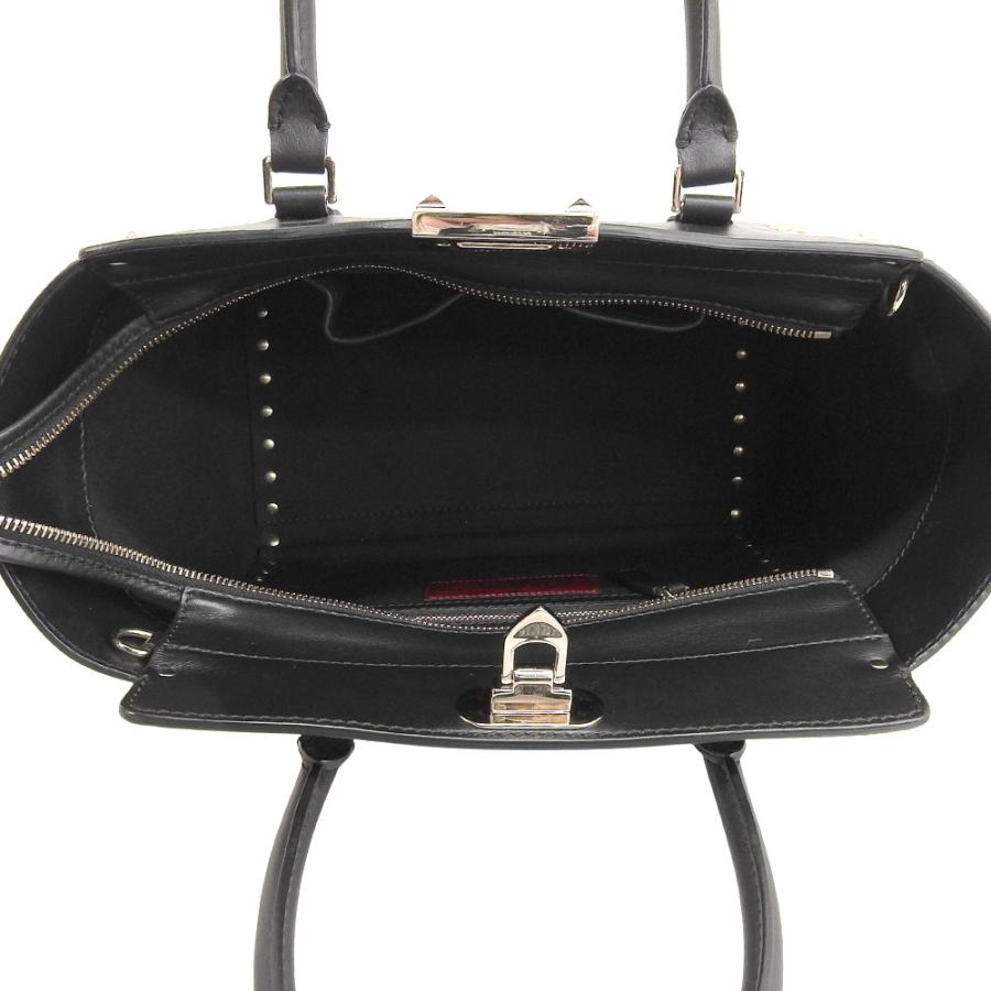 美品 VALENTINO ヴァレンティノ ロックスタッズ レザー 2WAY