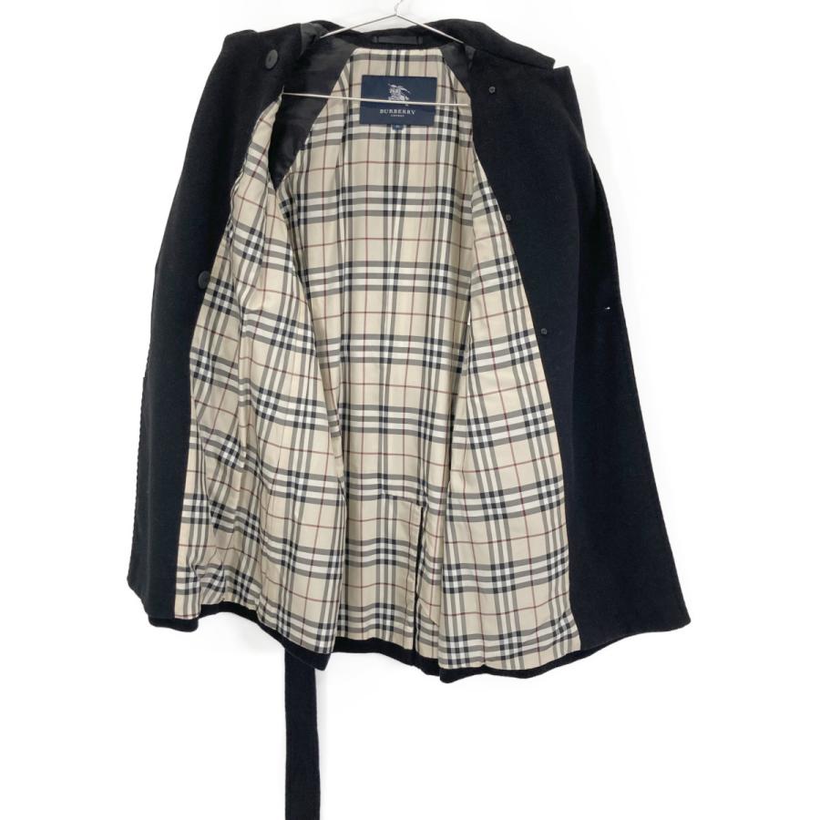 極美品】BURBERRY LONDON　アンゴラウール　トレンチコート三陽商会 BURBERRY LONDON バーバリーロンドン ブラック FN022-870-09 ウール