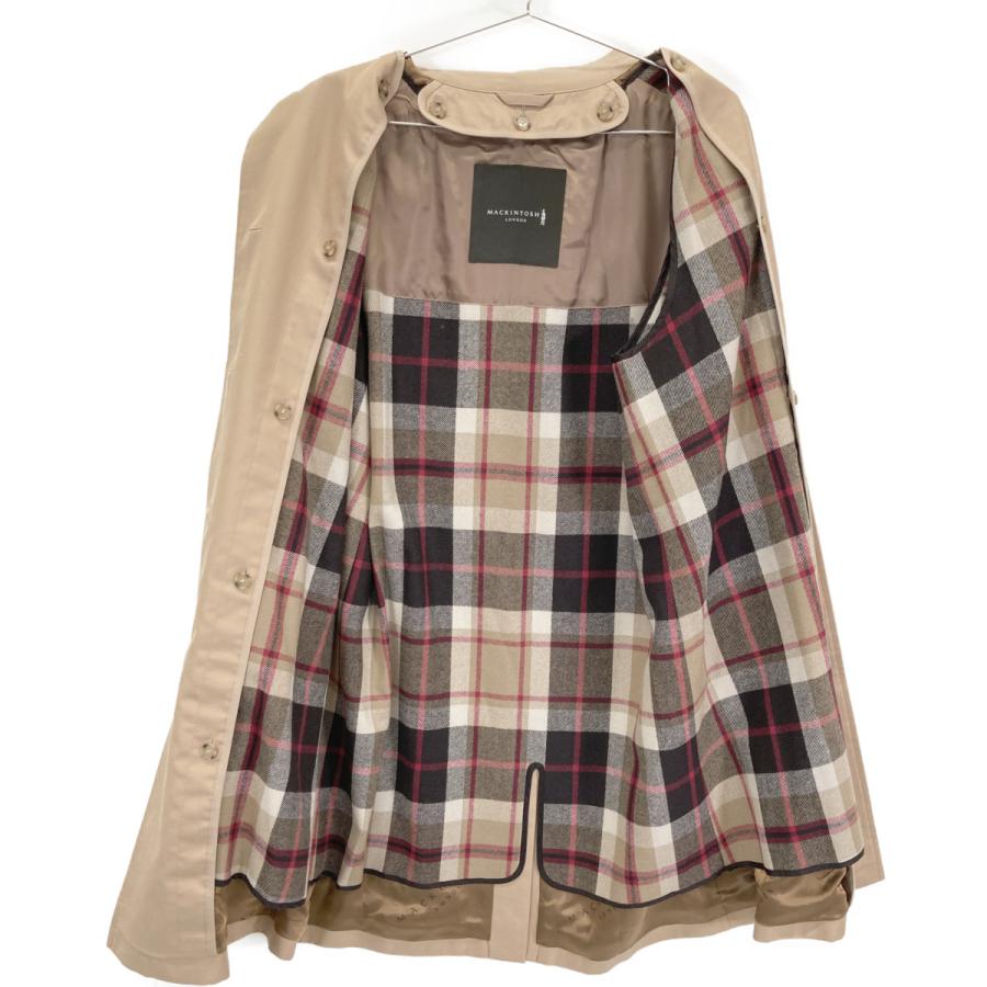 MACKINTOSH LONDON 23年 ベージュ G5A09ー820ー44 裏地チェック