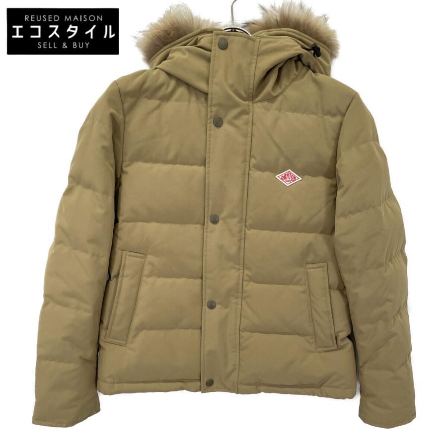 DANTON ダントン JD-8931 LAS ベージュ ファー付き キルトダウン
