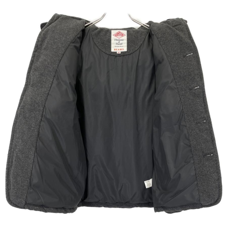 DANTON ダントン JD-8853 ビームス別注 グレー ウールモッサ ダウン