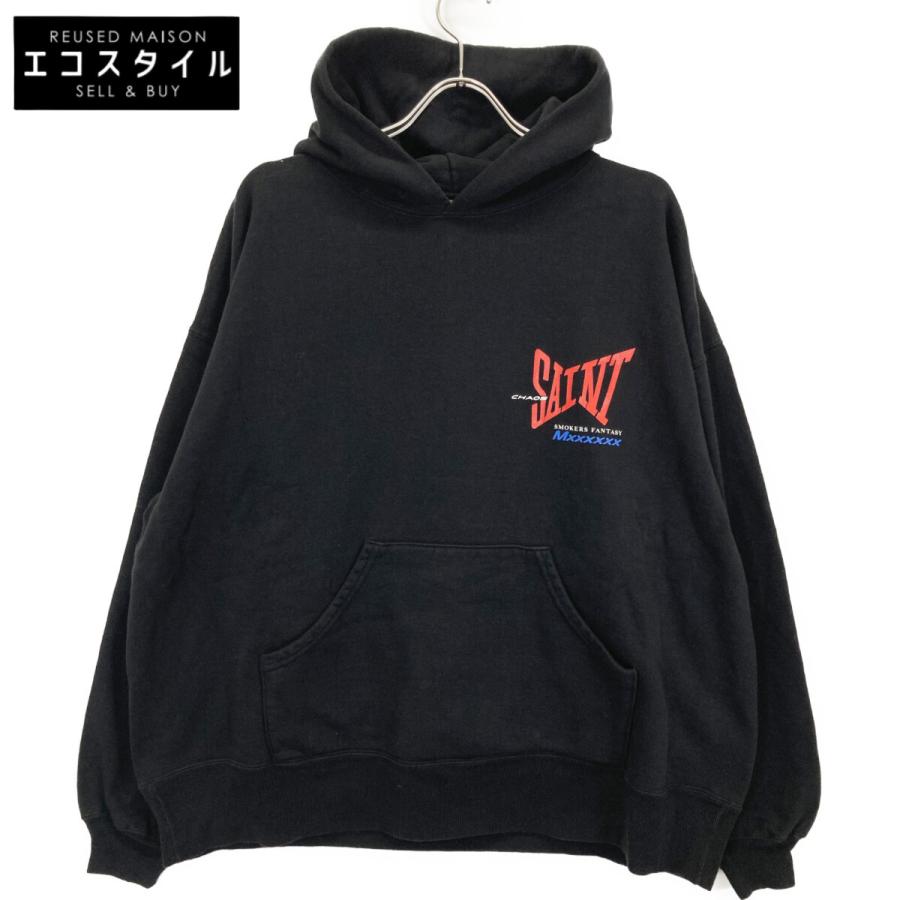 SAINT MICHAEL セントマイケル 25AW SM-HR1-0000-051 ブラック HOODIE