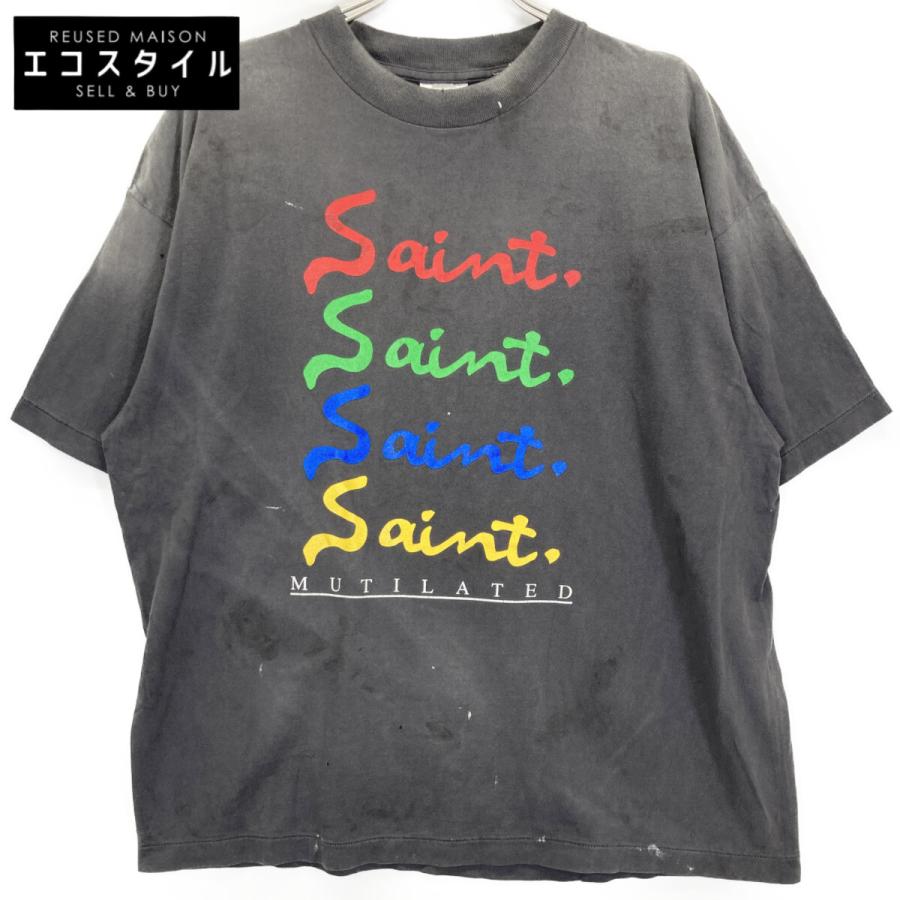 SAINT MICHAEL セントマイケル SM-HR1-0000-013 グレー SS TEE MULATED