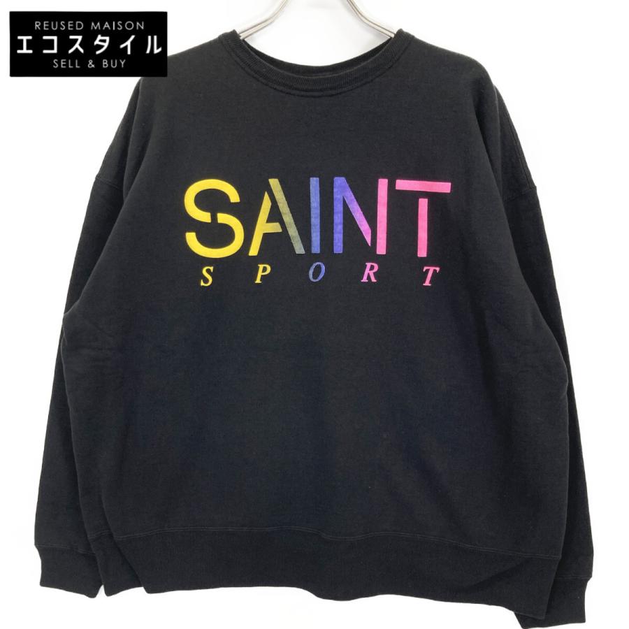 SAINT MICHAEL セントマイケル SM-HR1-0000-044 ブラック SPORT CREW