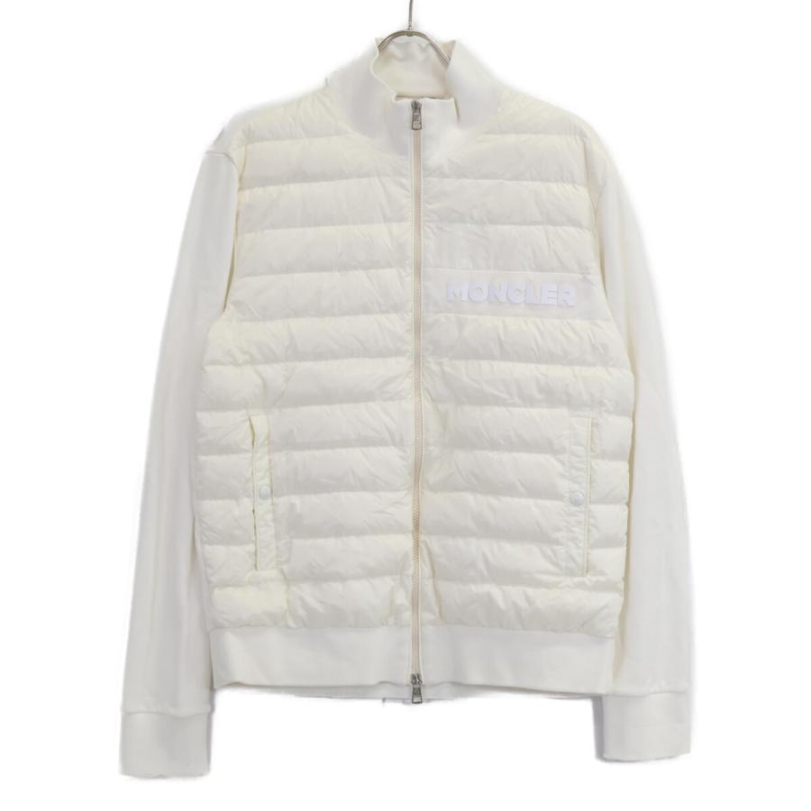 人気モデル モンクレール MAGLIA ダウンジャケット ホワイト MONCLER（モンクレール） MAGLIA CARDIGAN ダウン ジャケット L