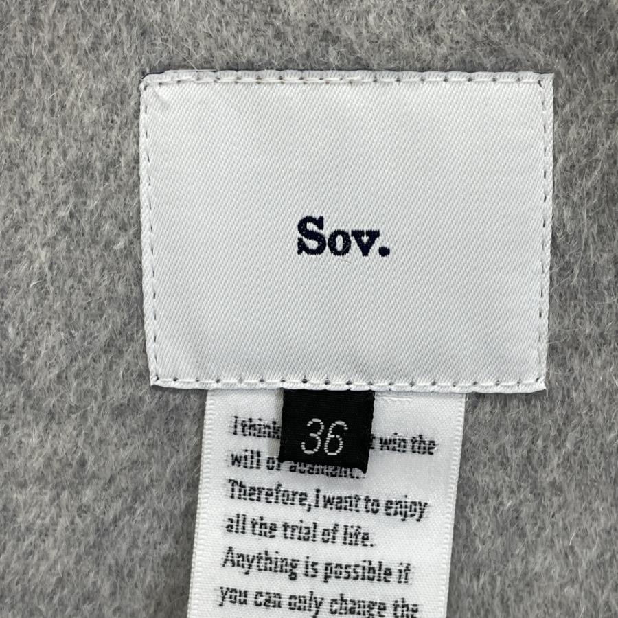 SOV. ソブ ダブルスタンダード ベージュ ウール/カシミヤ フォックス