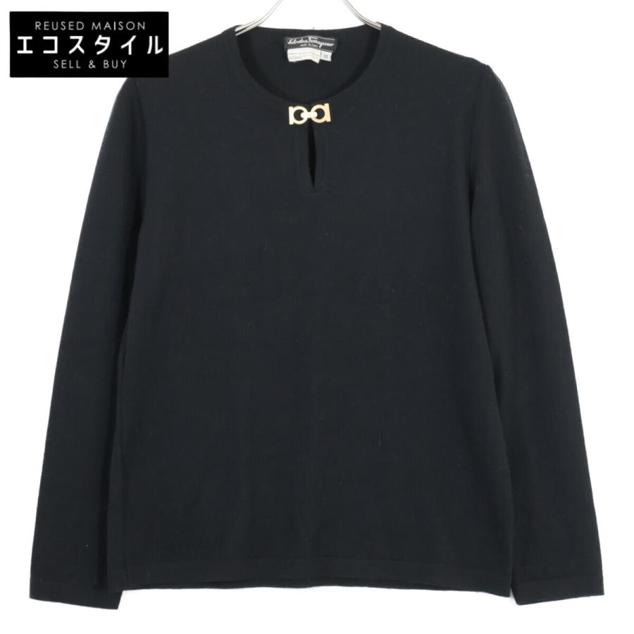 Salvatore Ferragamo サルヴァトーレフェラガモ ガンチーニ金具 ウール 