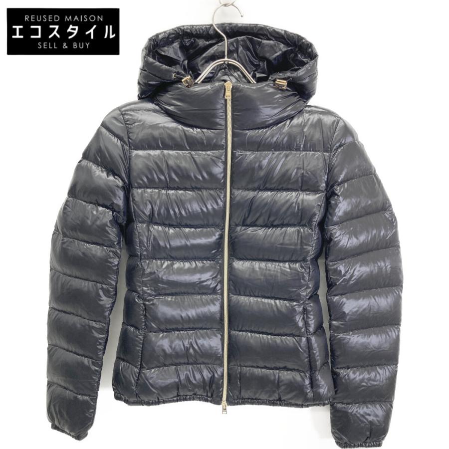 HERNO（ヘルノ） ブラック PI0833DIC 12017 GIADA フード付き ダウン