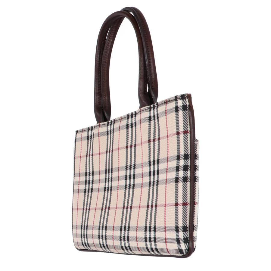 BURBERRY（バーバリー） ロゴプレート ノバチェック/レザー