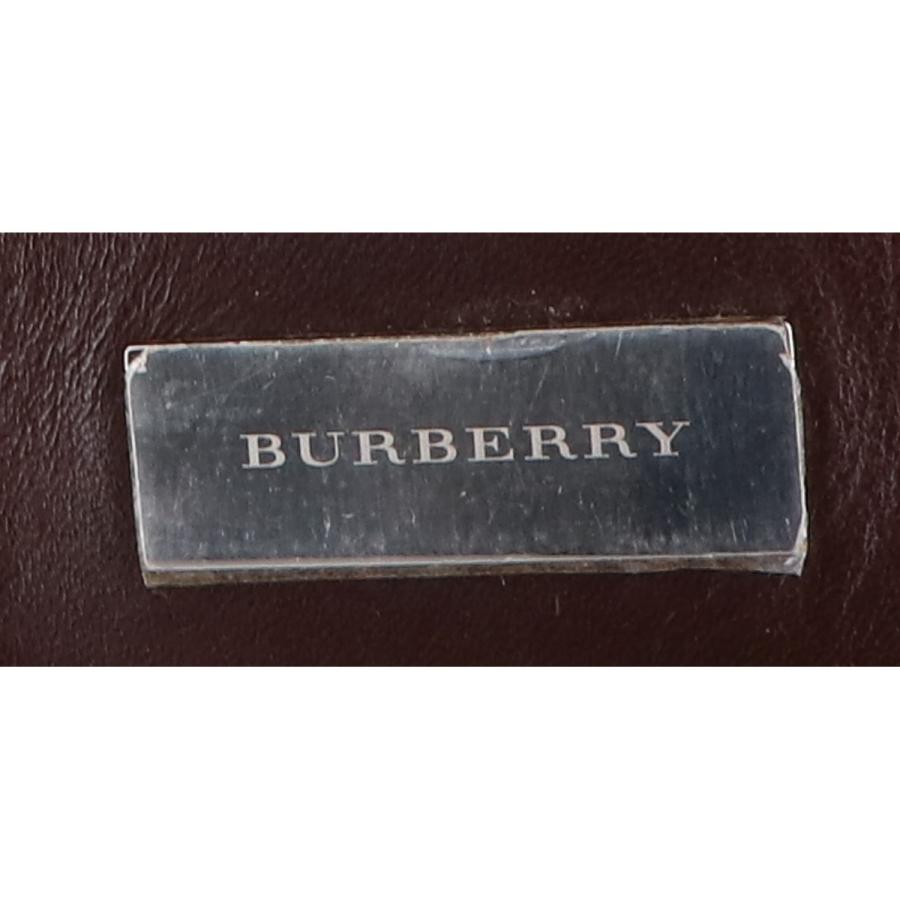 BURBERRY（バーバリー） ロゴプレート ノバチェック/レザー