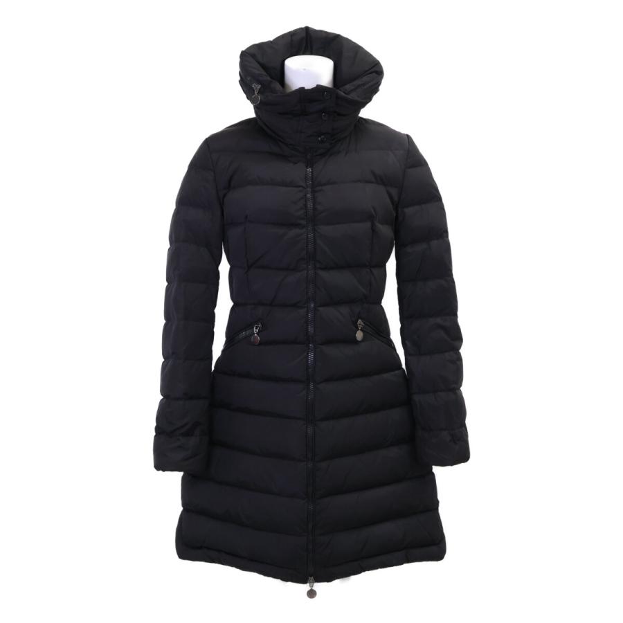 【極美品】MONCLER FLAMME ダウンジャケット レディース ブラック MONCLER（モンクレール） FLAMME フラム ダウン コート O ブラック