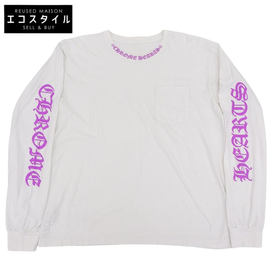 CHROME HEARTS クロムハーツ NECK LOGO LS POCKET コットン ロング 