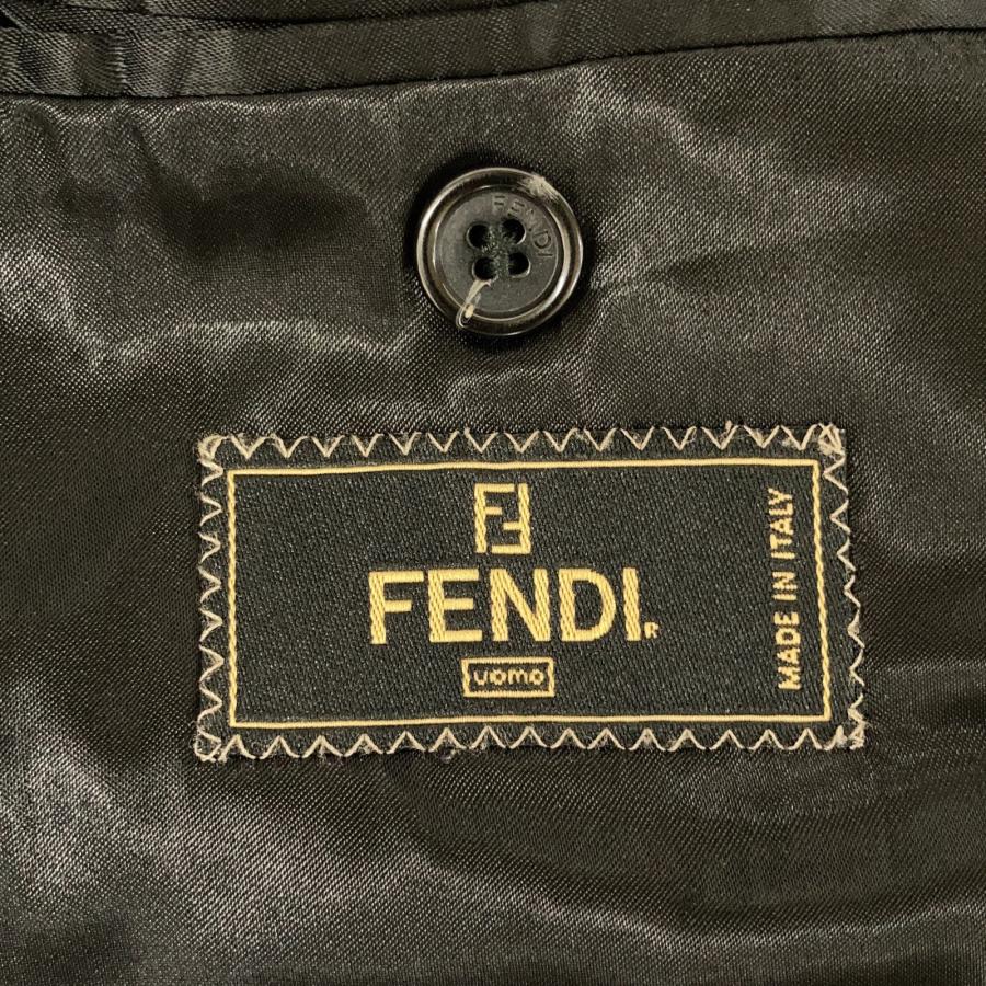 FENDI（フェンディ） ブラック 3652 カシミヤ100 3Bチェスターコート