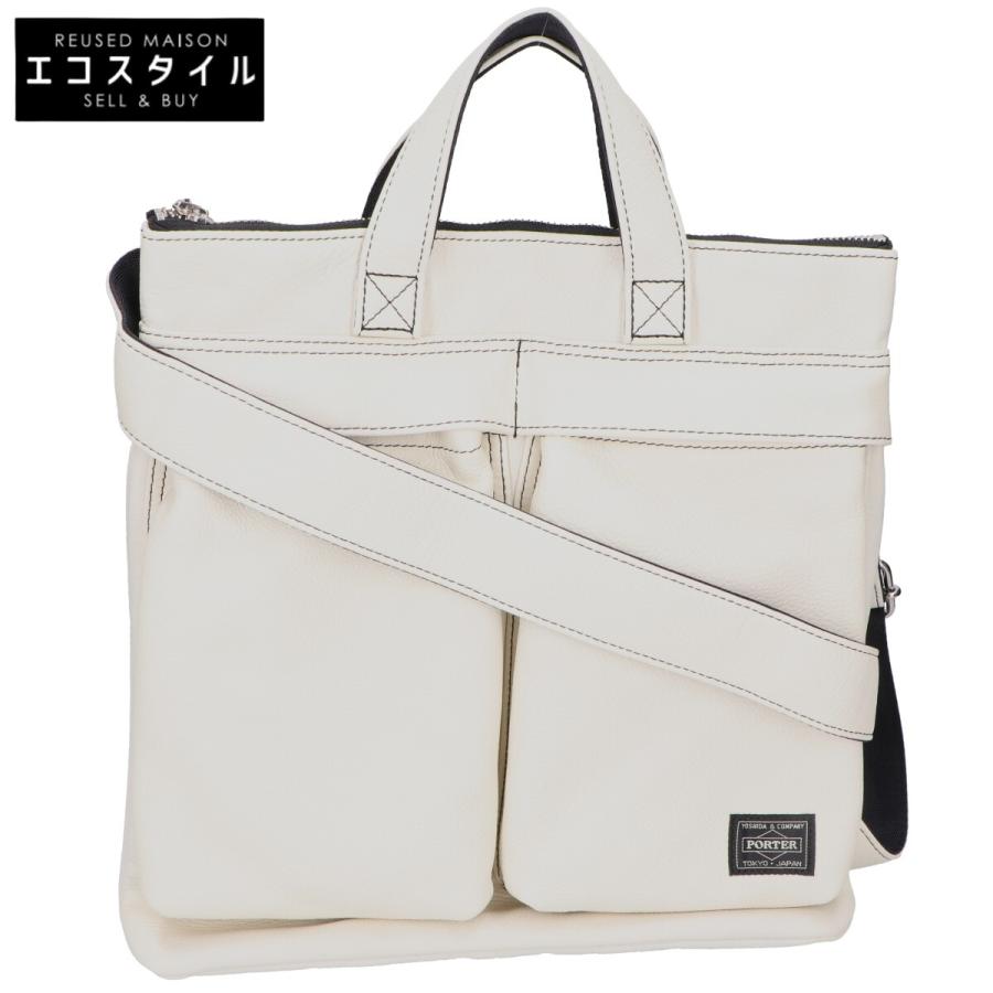 PORTER 美品/ ポーター 262-27821 STYLE HELMET BAG(S) レザー