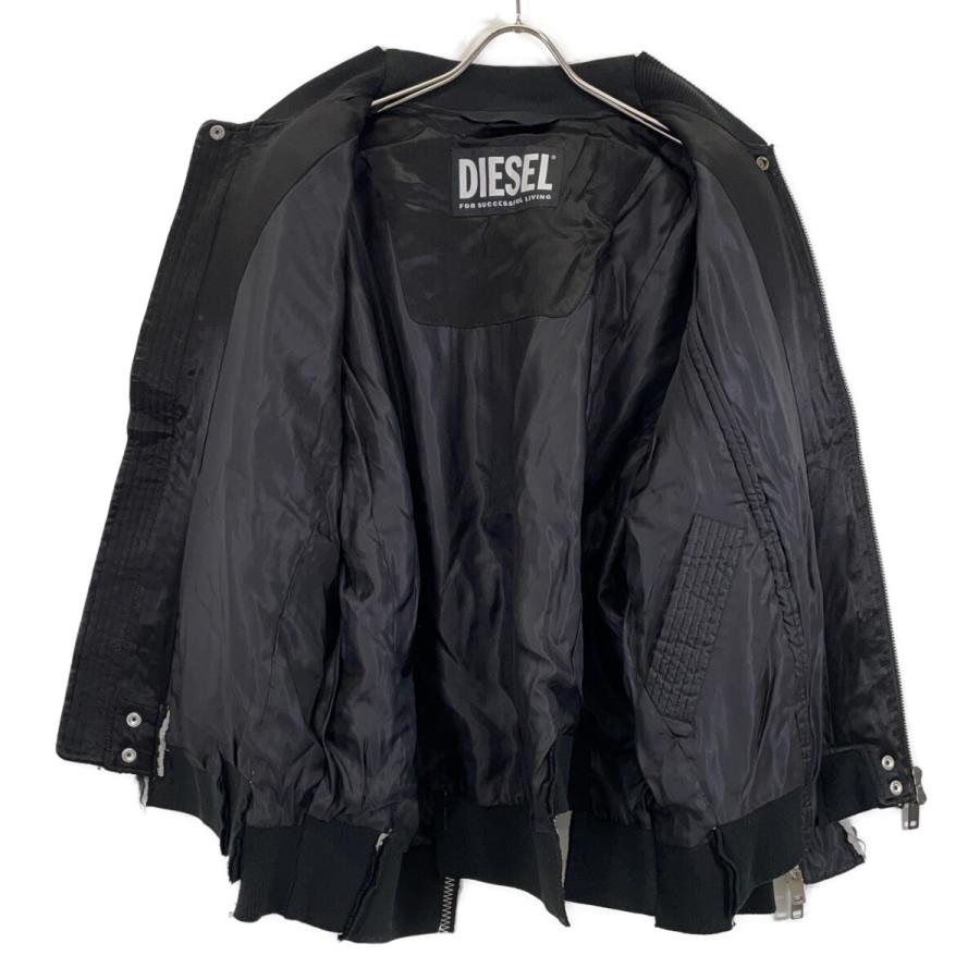 DIESEL（ディーゼル） ブラック G-FRANKIE 再構築 bomber jacket MA-1