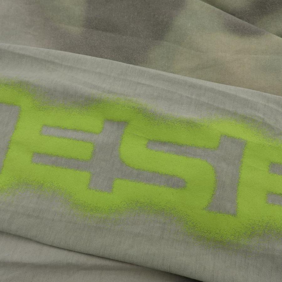 DIESEL（ディーゼル） T-CRANY ダメージ加工 レイヤー ロングTシャツ