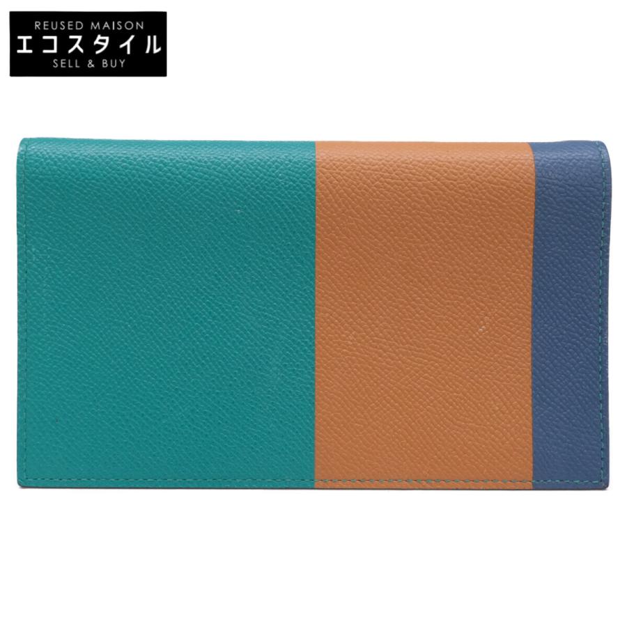 HERMES エルメス X刻印 アジェンダGM 手帳カバー グリーンx